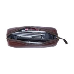 Leonhard Heyden Cambridge Pencil Case Red Brown -Mode Tassen Verkoopwinkel image 10349
