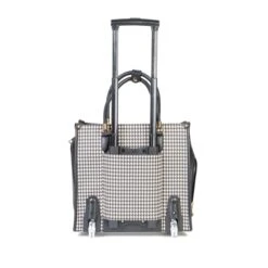 Olivia Lauren Emily Business Trolley Zwart/wit -Mode Tassen Verkoopwinkel image 1138