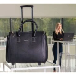 Olivia Lauren College Business Trolley Zwart 4 Olivia Lauren College Business Trolley Zwart -Mode Tassen Verkoopwinkel image 1259