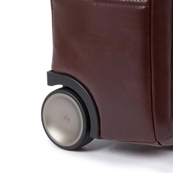 Piquadro Black Square Briefcase with wheels brown Piquadro Black Square Briefcase With Wheels Brown -Mode Tassen Verkoopwinkel image 1267