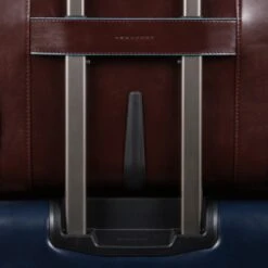 Piquadro Black Square Briefcase With Wheels Brown 9 Piquadro Black Square Briefcase With Wheels Brown -Mode Tassen Verkoopwinkel image 1269
