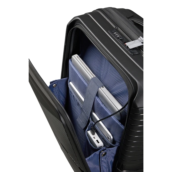 American Tourister Airconic Spinner 55 Frontloader 15.6'' onyx black American Tourister Airconic Spinner 55 Frontloader 15.6'' Onyx Black -Mode Tassen Verkoopwinkel image 134