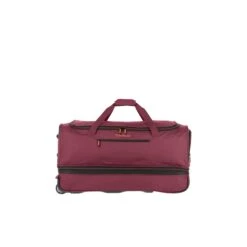 Travelite Basics Wheeled Duffle 70 Expandable Dark Red -Mode Tassen Verkoopwinkel image 1433