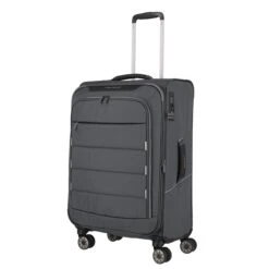 Travelite Skaii 4 Wheel Trolley M Expandable Anthracite -Mode Tassen Verkoopwinkel image 1469