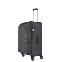 Travelite Skaii 4 Wheel Trolley M Expandable Anthracite -Mode Tassen Verkoopwinkel image 1470