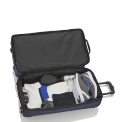 Travelite Basics Wheeled Duffle 70 Expandable Black -Mode Tassen Verkoopwinkel image 1503