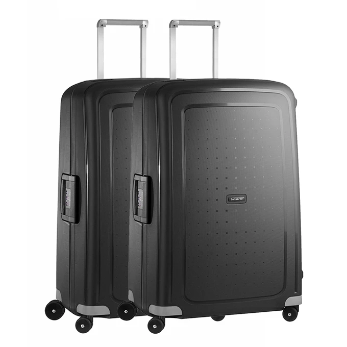 Samsonite S'Cure Spinner 75 Set van 2 black Samsonite S'Cure Spinner 75 Set Van 2 Black -Mode Tassen Verkoopwinkel image 168