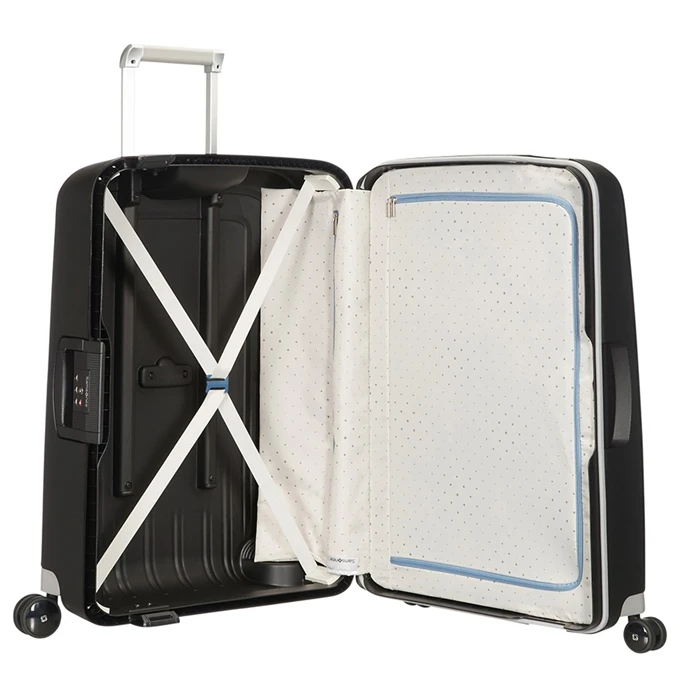 Samsonite S'Cure Spinner 75 Set van 2 black Samsonite S'Cure Spinner 75 Set Van 2 Black -Mode Tassen Verkoopwinkel image 171