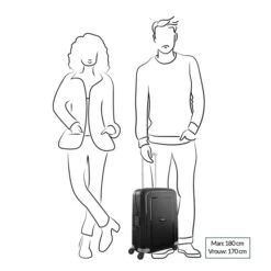 Samsonite S'Cure Spinner 75 Set Van 2 Black 7 Samsonite S'Cure Spinner 75 Set Van 2 Black -Mode Tassen Verkoopwinkel image 173