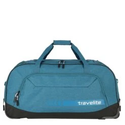 Travelite Kick Off Wheeled Duffle Petrol -Mode Tassen Verkoopwinkel image 1735