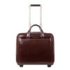Piquadro Black Square Briefcase With Wheels 2 Compartments Brown -Mode Tassen Verkoopwinkel image 1771