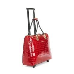 Olivia Lauren Alice Business Trolley Croco Rood -Mode Tassen Verkoopwinkel image 1890