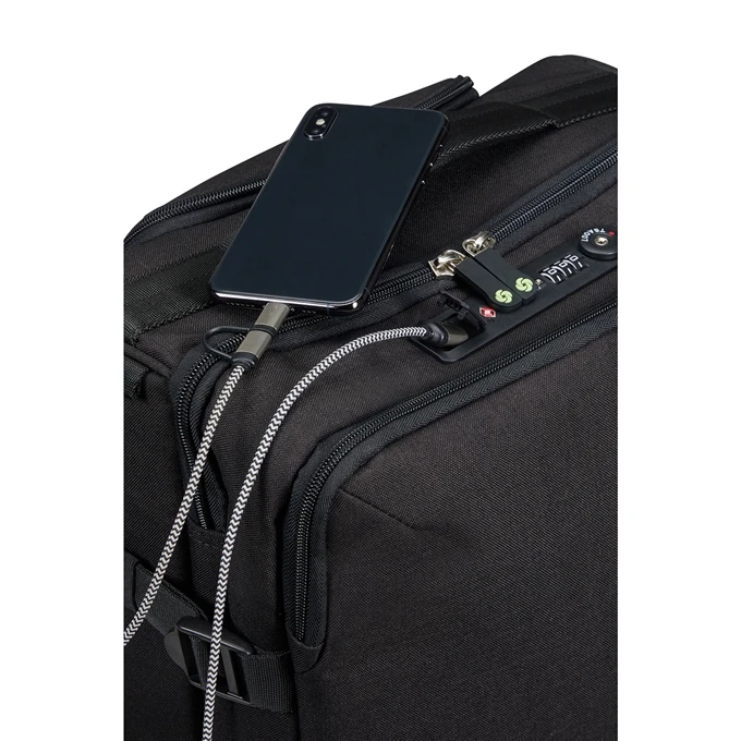 Samsonite Securipak Duffle/Wheels 55 black steel Samsonite Securipak Duffle/Wheels 55 Black Steel -Mode Tassen Verkoopwinkel image 1938