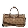 Guess Berta Wheeled Duffel Latte Logo/brown -Mode Tassen Verkoopwinkel image 1982