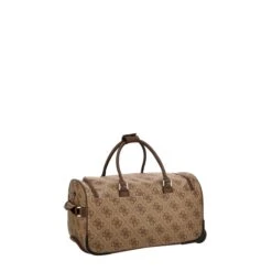Guess Berta Wheeled Duffel Latte Logo/brown -Mode Tassen Verkoopwinkel image 1983