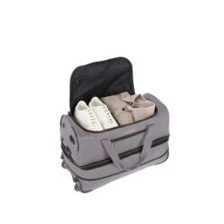 Travelite Basics Wheeled Duffle 55 Expandable Grey 7 Travelite Basics Wheeled Duffle 55 Expandable Grey -Mode Tassen Verkoopwinkel image 2057