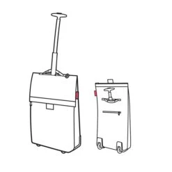 Reisenthel Shopping Trolley M Twist Silver -Mode Tassen Verkoopwinkel image 2100