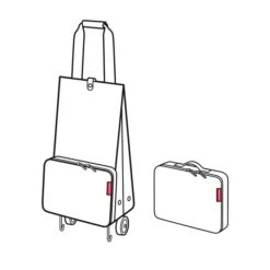 Reisenthel Shopping Foldable Trolley Black -Mode Tassen Verkoopwinkel image 2195