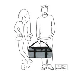 The North Face Gilman Duffel S Tnf Black / Mid Grey -Mode Tassen Verkoopwinkel image 3042