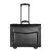 Dermata Business Leather Pilottrolley Zwart -Mode Tassen Verkoopwinkel image 360