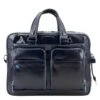 Piquadro Blue Square Organized Laptop & IPad Case Night Blue -Mode Tassen Verkoopwinkel image 3658