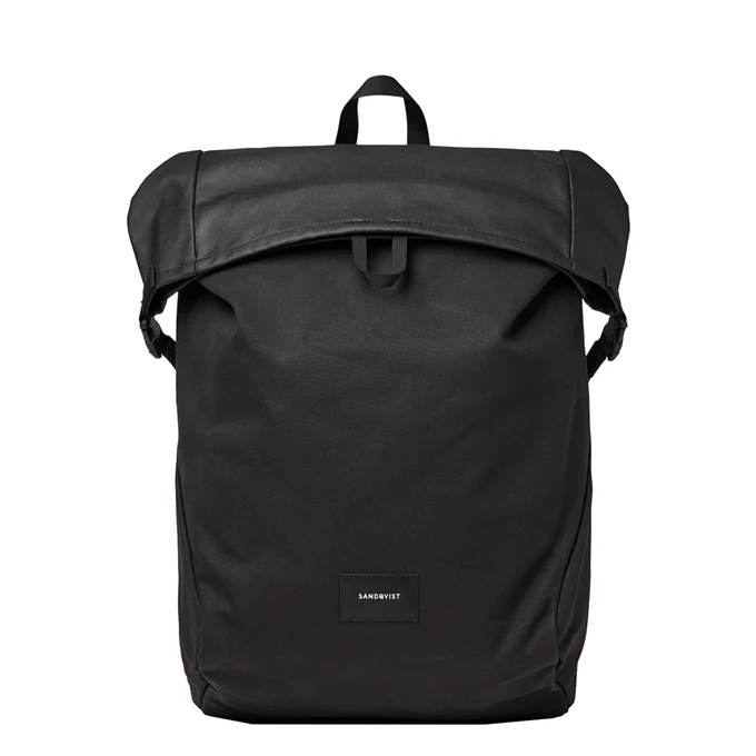 Sandqvist Alfred Backpack black with black webbing Sandqvist Alfred Backpack Black With Black Webbing -Mode Tassen Verkoopwinkel image 3813
