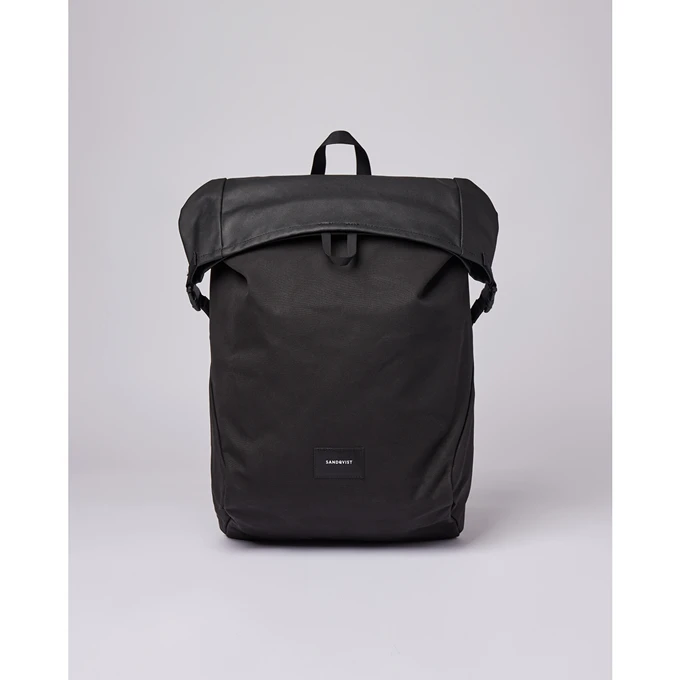 Sandqvist Alfred Backpack black with black webbing Sandqvist Alfred Backpack Black With Black Webbing -Mode Tassen Verkoopwinkel image 3815