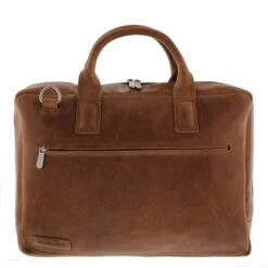 Plevier Urban Surrey Laptoptas 1 Vaks 17.3" Cognac