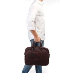 Burkely Antique Avery Workbag 15.6" Dark Brown -Mode Tassen Verkoopwinkel image 3879