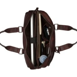 Burkely Antique Avery Workbag 15.6" Dark Brown -Mode Tassen Verkoopwinkel image 3882