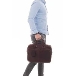 Burkely Antique Avery Workbag 15.6" Dark Brown -Mode Tassen Verkoopwinkel image 3886