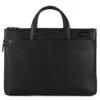 Piquadro Black Square Small Expandable Computer Bag 15.6" Black -Mode Tassen Verkoopwinkel image 3965