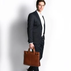 Piquadro Black Square Small Expandable Computer Bag 15.6" Black -Mode Tassen Verkoopwinkel image 3967