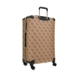 Guess Berta 28 In 8-Wheeler Latte Logo/brown -Mode Tassen Verkoopwinkel image 418