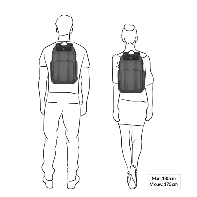 Victorinox Architecture Urban2 Deluxe Backpack melange grey/black Victorinox Architecture Urban2 Deluxe Backpack Melange Grey/black -Mode Tassen Verkoopwinkel image 4198