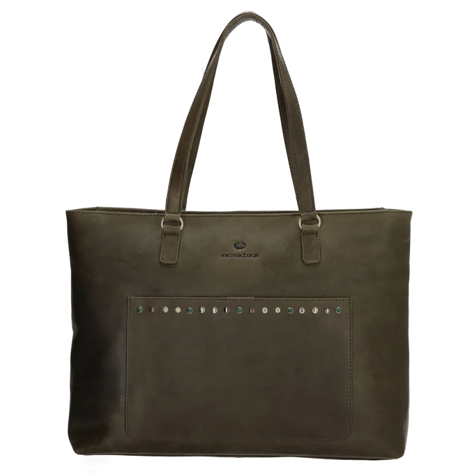 Micmacbags Masterpiece Laptoptas olijf groen Micmacbags Masterpiece Laptoptas Olijf Groen -Mode Tassen Verkoopwinkel image 4380