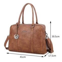 Wimona Luciana-One School/Werktas Cognac -Mode Tassen Verkoopwinkel image 4390