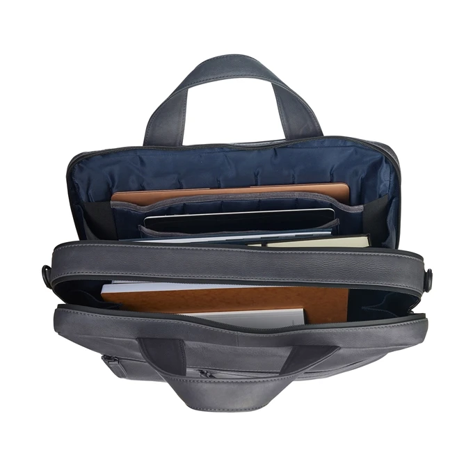 Leonhard Heyden Den Haag 2 Handle Brief Case 2 Compartments grey Leonhard Heyden Den Haag 2 Handle Brief Case 2 Compartments Grey -Mode Tassen Verkoopwinkel image 4435