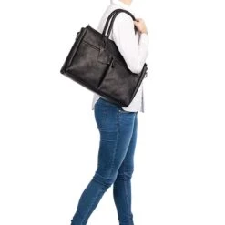 Burkely Antique Avery Laptopbag 15.6" Black -Mode Tassen Verkoopwinkel image 4478