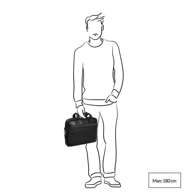 The Chesterfield Brand Calvi Laptoptas 15.6'' black The Chesterfield Brand Calvi Laptoptas 15.6'' Black -Mode Tassen Verkoopwinkel image 4482