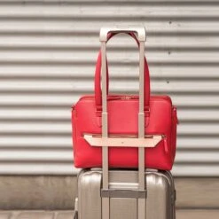 FMME. Charlotte 13.3 Workingbag 3 Pockets Croco Black -Mode Tassen Verkoopwinkel image 4523