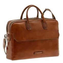 The Bridge Williamsburg Briefcase Brown/ruthenium