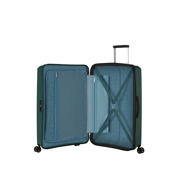 American Tourister Aerostep Spinner 77 Exp dark forest American Tourister Aerostep Spinner 77 Exp Dark Forest -Mode Tassen Verkoopwinkel image 458