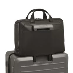 Porsche Design Roadster Leather Briefcase M Black 12 Porsche Design Roadster Leather Briefcase M Black -Mode Tassen Verkoopwinkel image 4617