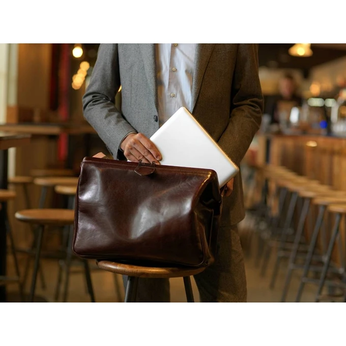 Mutsaers The Classic Aktetas 15'' kastanje Mutsaers The Classic Aktetas 15'' Kastanje -Mode Tassen Verkoopwinkel image 4631