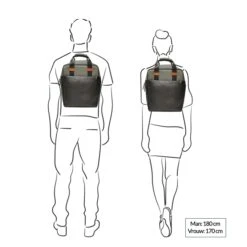 Berba Barbarossa Olly Backpack 15,6" Black-olive 3 Berba Barbarossa Olly Backpack 15,6" Black-olive -Mode Tassen Verkoopwinkel image 4696