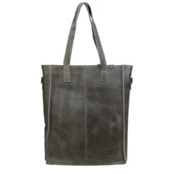 DSTRCT Raider Road Shopper Laptoptas 15,6" Leer Grijs