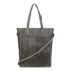 DSTRCT Raider Road Shopper Laptoptas 15,6" Leer Grijs 5 DSTRCT Raider Road Shopper Laptoptas 15,6" Leer Grijs -Mode Tassen Verkoopwinkel image 4714