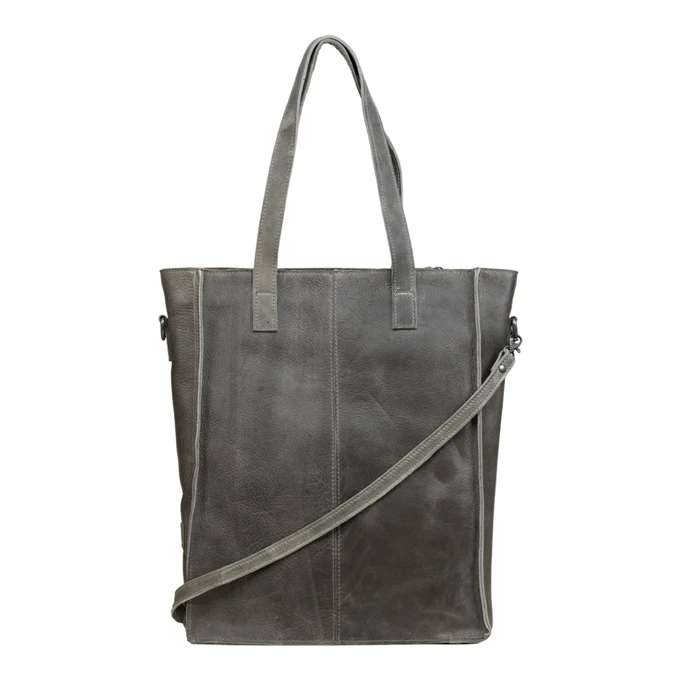 DSTRCT Raider Road Shopper Laptoptas 15,6" Leer grijs DSTRCT Raider Road Shopper Laptoptas 15,6" Leer Grijs -Mode Tassen Verkoopwinkel image 4714