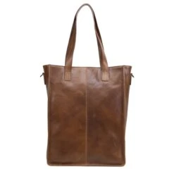 DSTRCT Raider Road Shopper Laptoptas 15,6" Leer Cognac